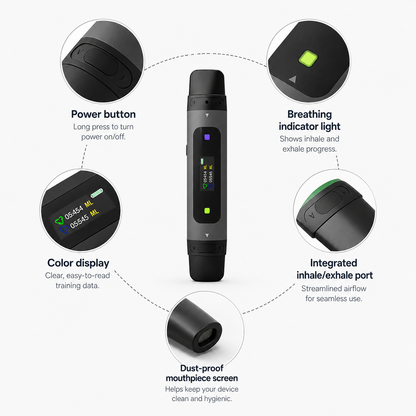 AirForge Breathing Trainer – Build Stronger Breathing & Endurance